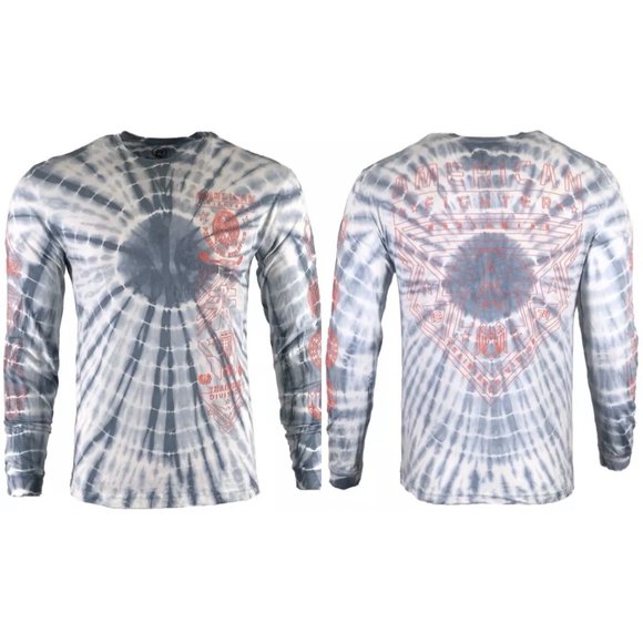 AMERICAN FIGHTER Men's Long Sleeve T-Shirt BRIDGE CITY - Picture 1 of 10